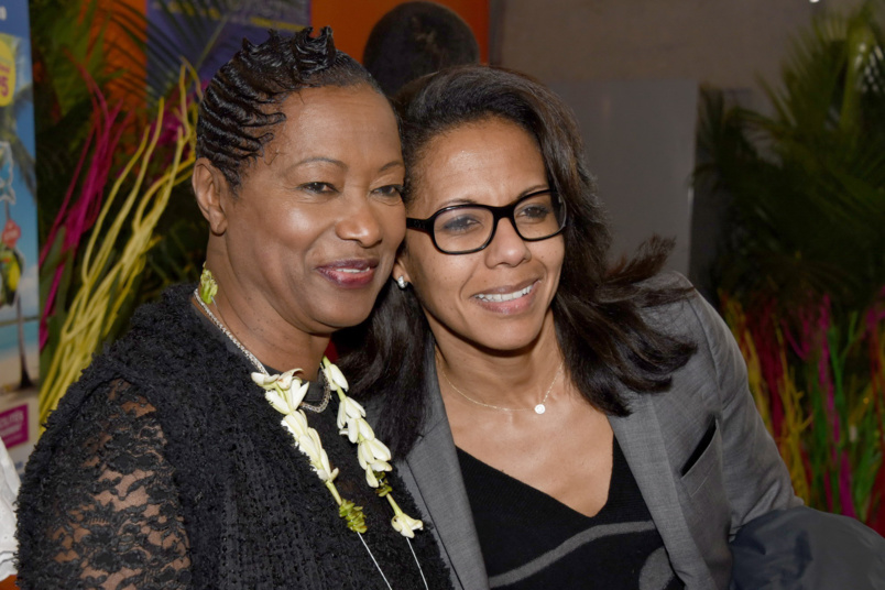 Babette de Rozières et Audrey Pulvar, journaliste