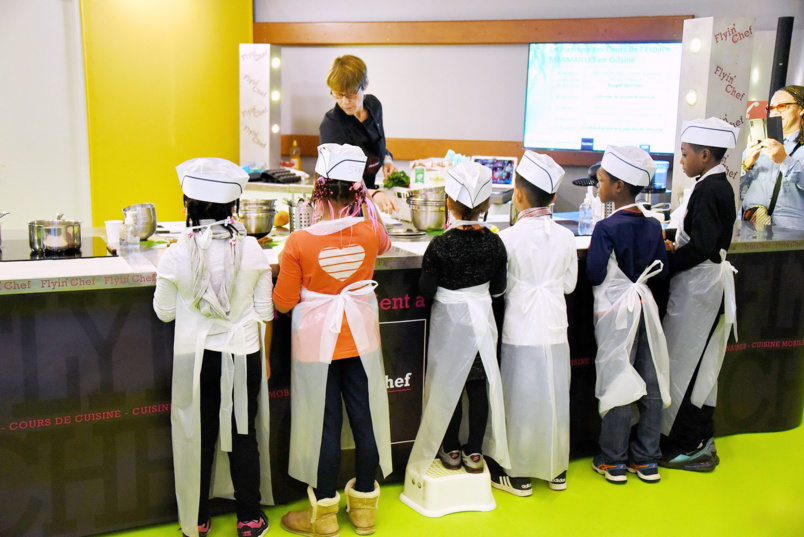 A l'espace "Marmaille en cuisine"