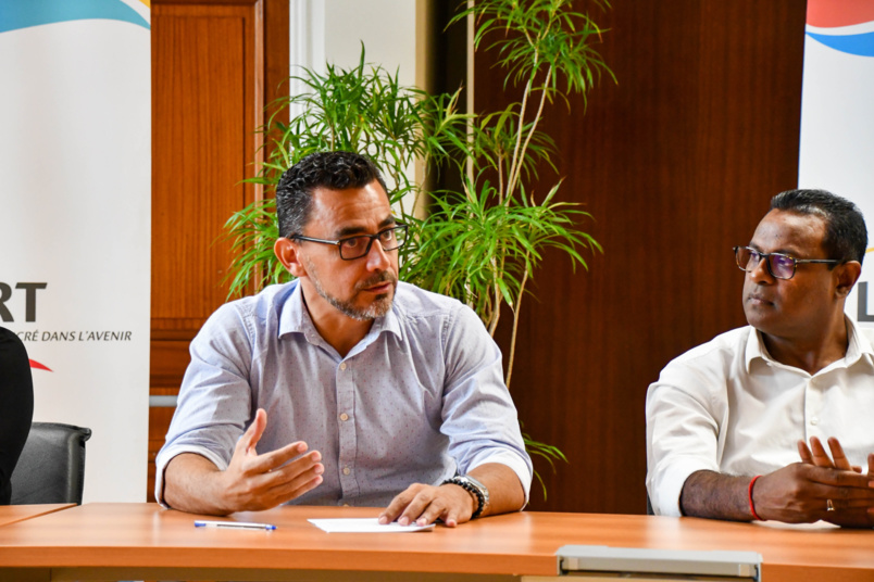 Olivier Hoarau, maire du Port