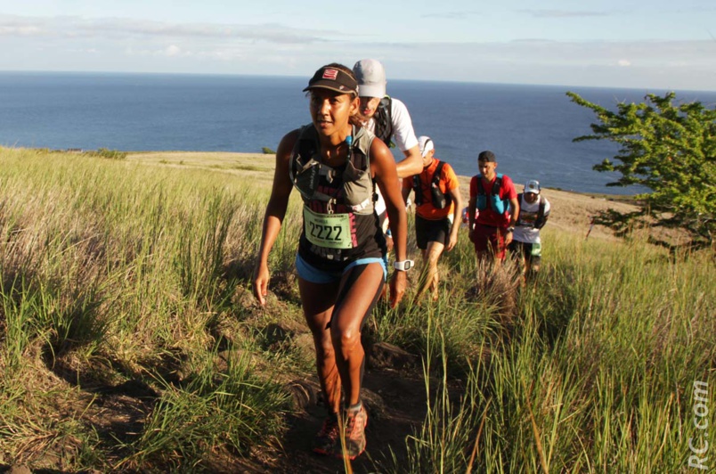 Michelle Hoareau en pleine ascension Michelle Hoareau en pleine ascension