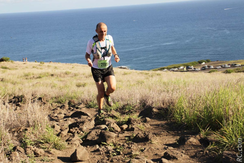 Elysée Boyer , le responsable de la station de trail de Salazie