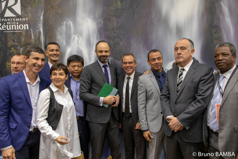 Sur le stand Réunion (photo Bruno Bamba)