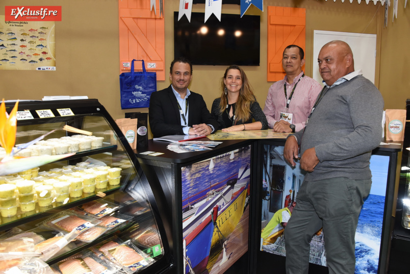 Première participation de l'ARIPA (Association réunionniase interprofessionnelle de la pêche et de l'aquaculture). Avec Ludovic, Morgane, Gérard et Fabrice