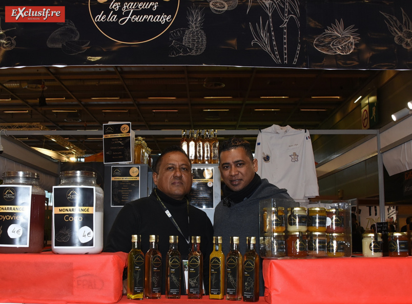 Les Saveurs de la Fournaise, c'est Bruno Gossard et Charles Nagou