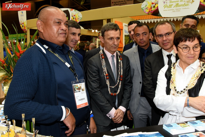 Au stand de l'Aripa (Association réunionnaise interprofessionnelle de la Pêche de l'Aquaculture)