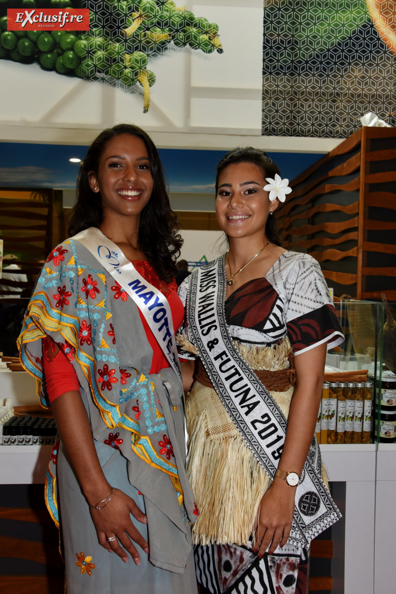 Eva Labourdère, Miss Mayotte 2019, et Miss Wallis et Futuna 2019, Violène Blondel