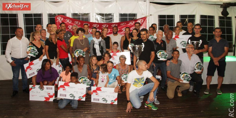 La grande famille du Challenge City-Sport qui est le seul challenge de trail de La Réunion