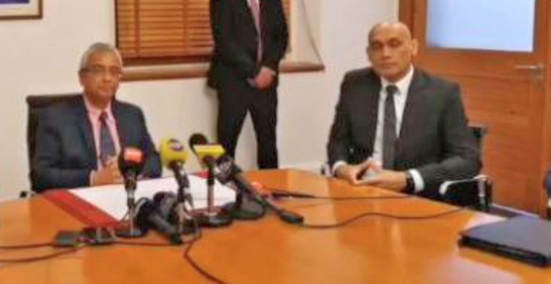 Pravind Jugnauth, Premier Ministre, a fait une conférence de presse ce mercredi (photo L'express Maurice) Pravind Jugnauth, Premier Ministre, a fait une conférence de presse ce mercredi (photo L'express Maurice)