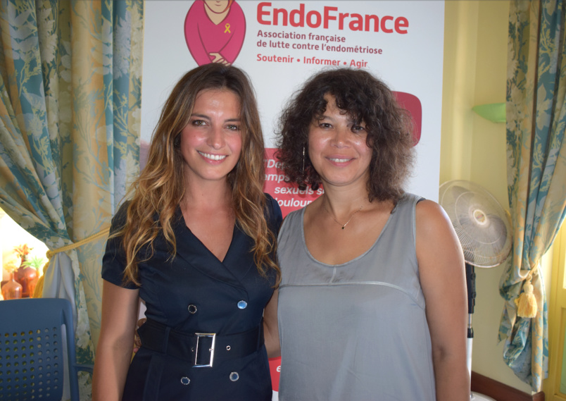 Lors de son séjour à La Réunion, nous avions rencontré Laëtitia Milot qui défend l'endométriose. Elle était avec Yasmine Candau, présidente d'EndoFrance Lors de son séjour à La Réunion, nous avions rencontré Laëtitia Milot qui défend l'endométriose. Elle était avec Yasmine Candau, présidente d'EndoFrance