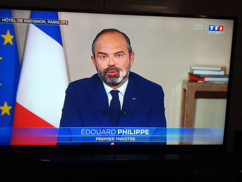 Edouard Philippe était en direct pendant près d'une heure Edouard Philippe était en direct pendant près d'une heure