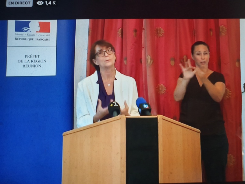 Martine Ladoucette, directrice de l'ARS Réunion Martine Ladoucette, directrice de l'ARS Réunion