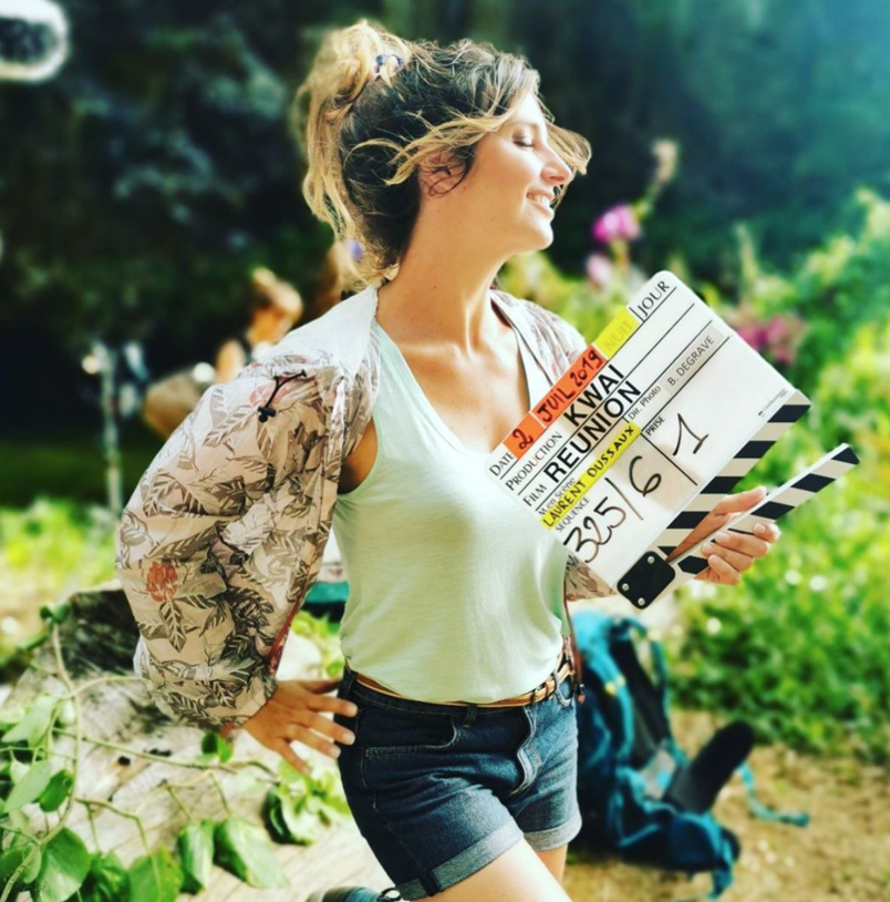 La belle Laëtitia Milot avait publié cette photo sur son compte Instagram lors du tournage en 2019