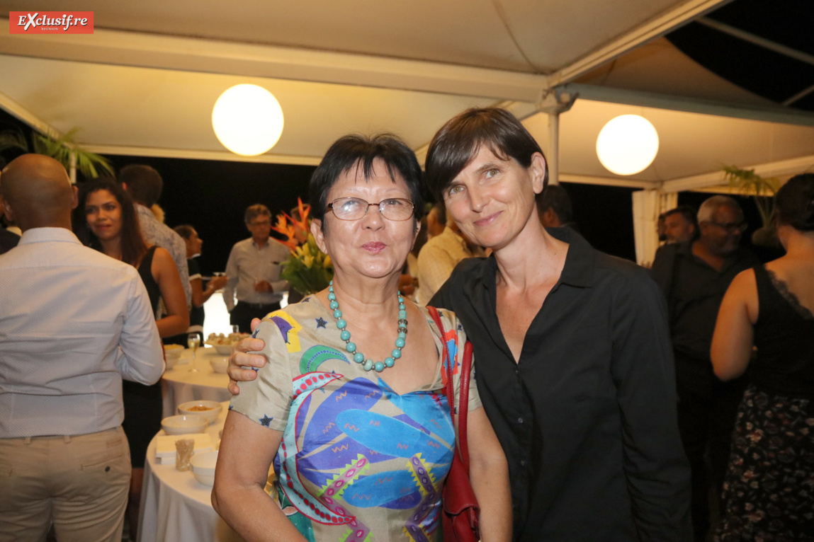 Nicole Chon Nam, présidente Emmaüs, et Catherine Vachon, chargée de mission Agence Chancegal