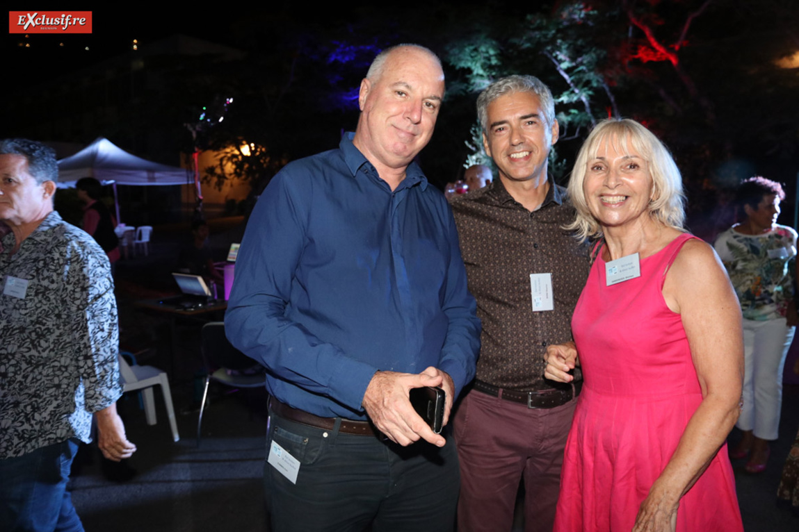 Yves Combes, Maurice Berne, et Monique Azzizolah