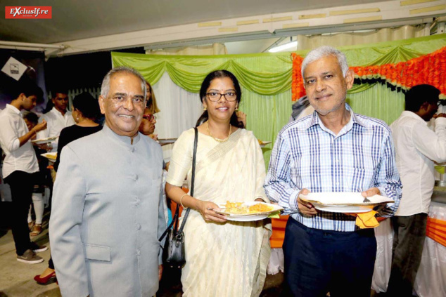 Maximilien Assaby, conseiller municipal, Gita Appavoupoullé et son époux Maximilien Assaby, conseiller municipal, Gita Appavoupoullé et son époux