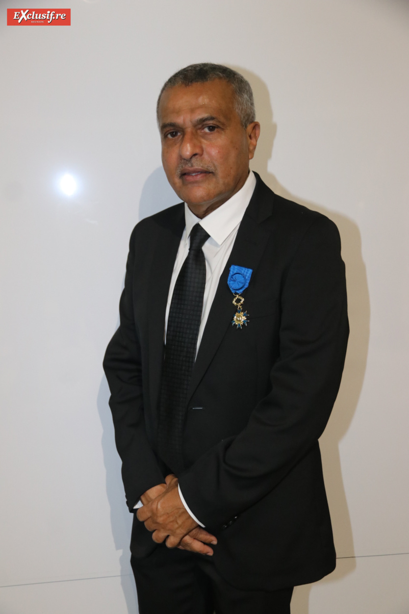 Younous Ravate, chef d’entreprise et consul honoraire de l’île Maurice, officier de l’Ordre National du Mérite