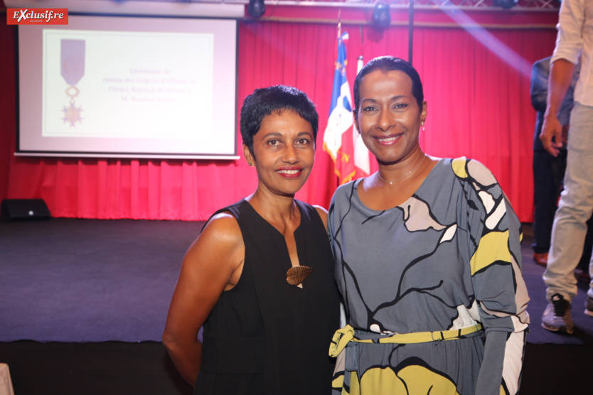 Ericka Bareigts, députée, et Nalini Véloupoulé-Merlo, adjointe au maire de Saint-Denis Ericka Bareigts, députée, et Nalini Véloupoulé-Merlo, adjointe au maire de Saint-Denis