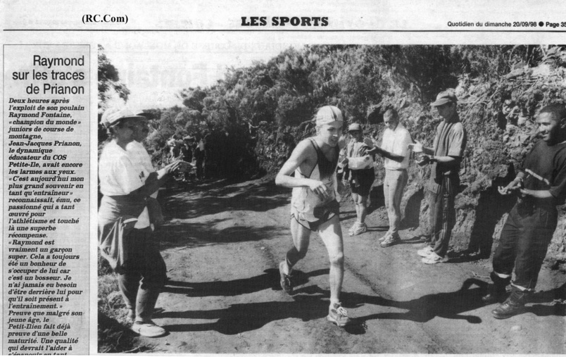 Trophées Mondiaux de course de montagne 1998 à l'Entre-Deux