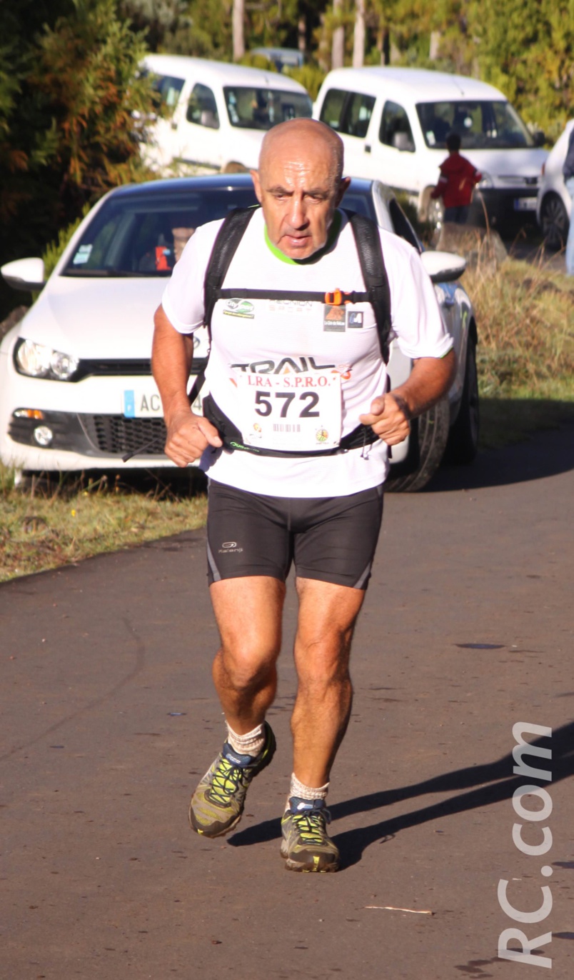 Michel Fontaine de l'ONF dans la course