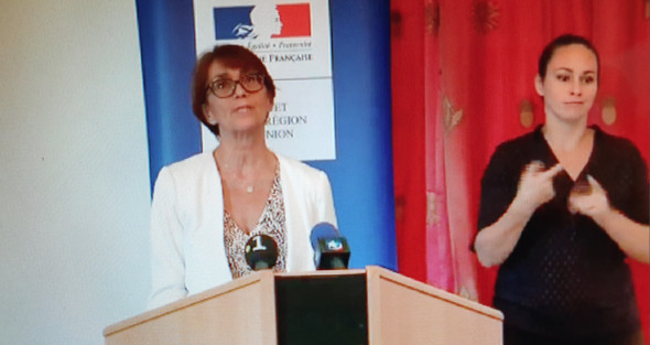 Martine Ladoucette, directrice générale de l'ARS Réunion Martine Ladoucette, directrice générale de l'ARS Réunion