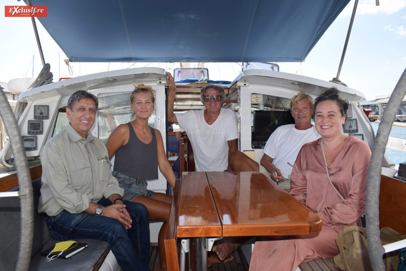 Aziz Patel, Malene, Ivan, Lars Alfredson, et Salomé Testoni