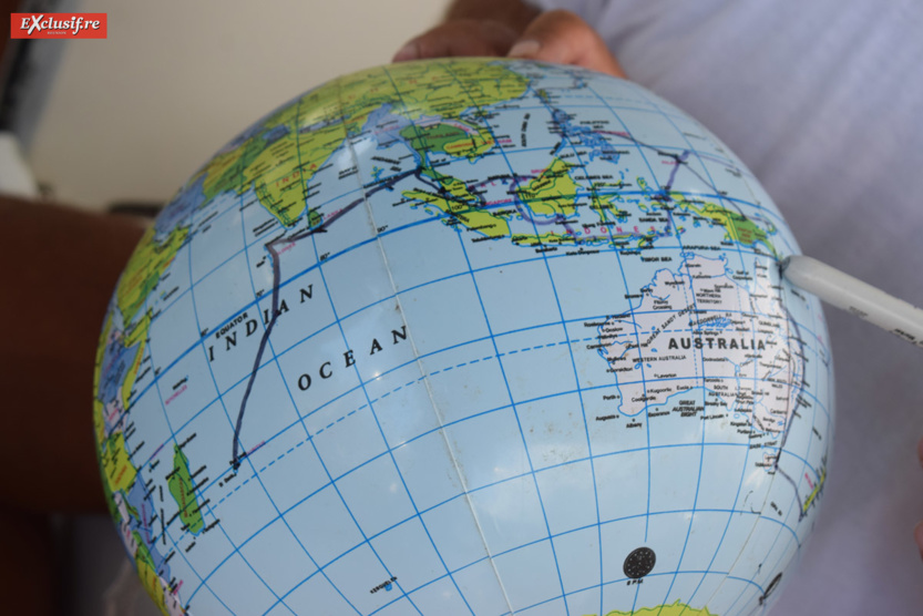 Un long périple avant d'arriver à La Réunion Un long périple avant d'arriver à La Réunion