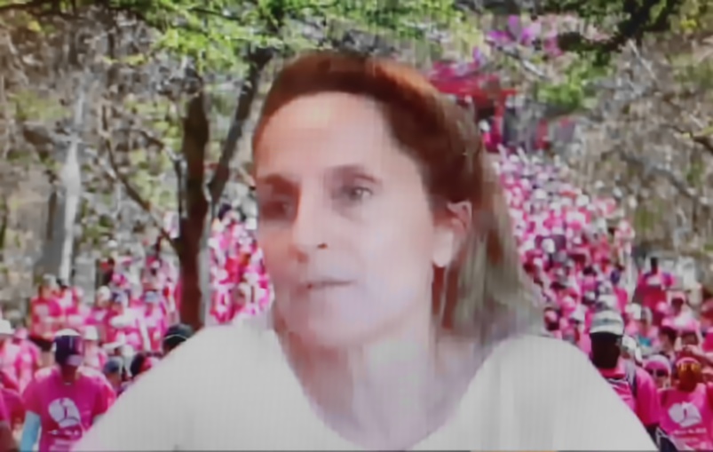 Nathalie Bourcier, présidente de Run Odysséa, a organisé une conférence de presse virtuelle