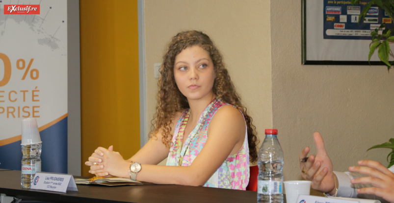 Lisa, une étudiante EGC qui va effectuer le stage Lisa, une étudiante EGC qui va effectuer le stage