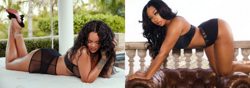 Rihanna et la lingerie chic, une histoire qui cartonne... Megan a rejoint son équipe!
