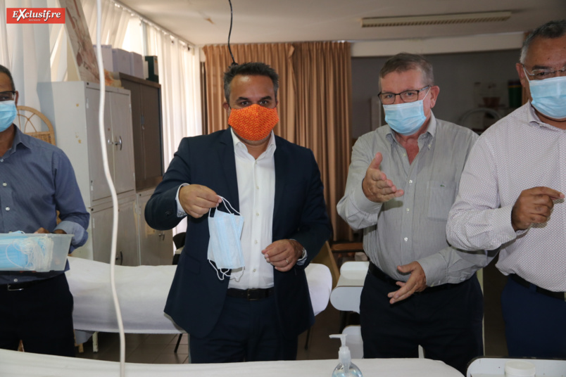 Distribution de 2 masques par jour à chaque apprenti Distribution de 2 masques par jour à chaque apprenti