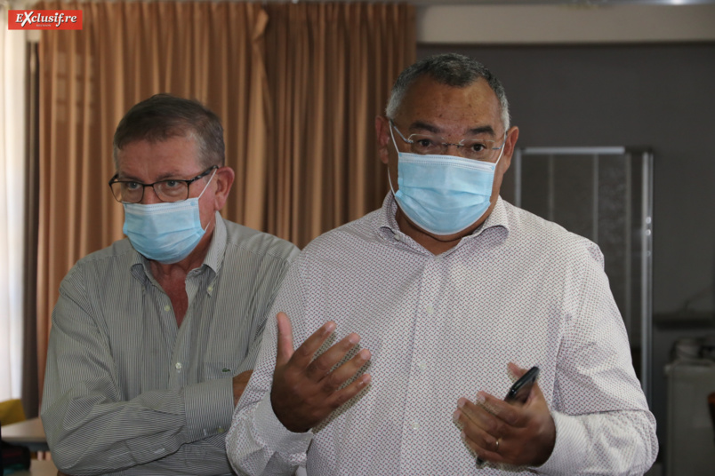 Dominique Fournel, vice-président de la Région, et Bernard Picardo, président de la CMAR Dominique Fournel, vice-président de la Région, et Bernard Picardo, président de la CMAR