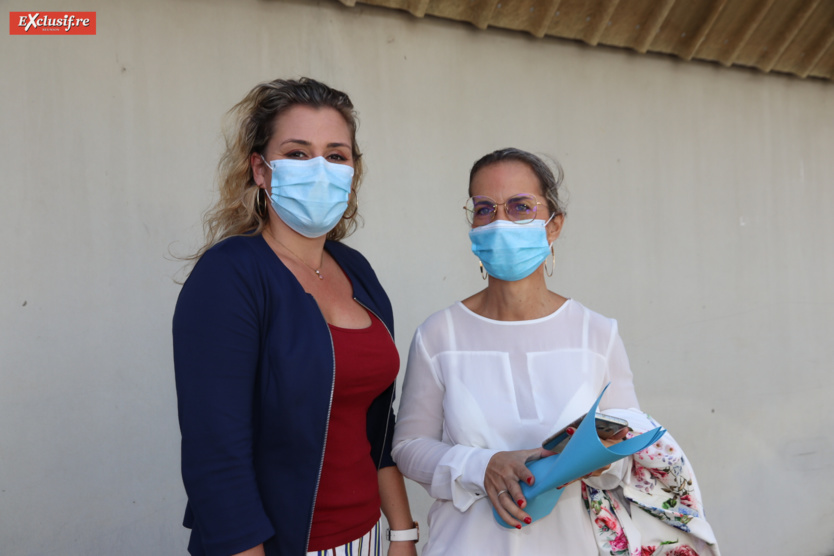 Christelle Naze et Patricia Poudroux, du service Protocole de la Région