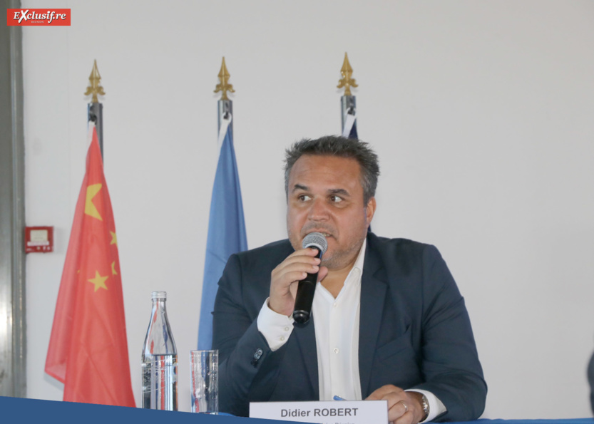 Didier Robert, président de la Région