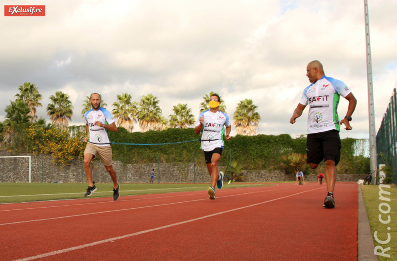 Armand Sautron reste en phase avec ses protégés et ne les quitte pas d’une semelle Armand Sautron reste en phase avec ses protégés et ne les quitte pas d’une semelle
