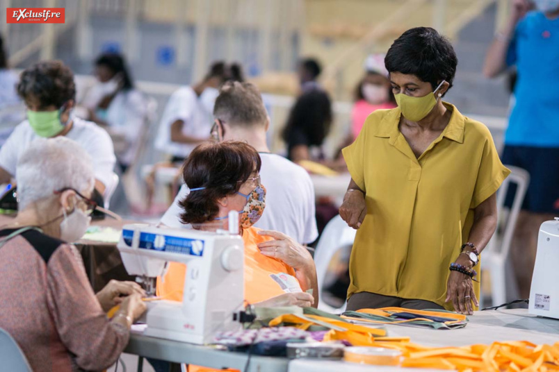 Ericka Bareigts, députée et candidate à la mairie, est venue féliciter les bénévoles Ericka Bareigts, députée et candidate à la mairie, est venue féliciter les bénévoles
