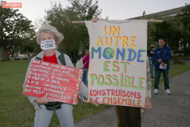 Hommage à Georges Floyd à Champ Fleuri: photos