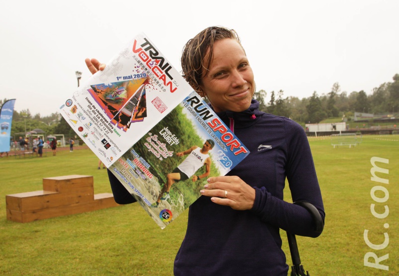 Sur le podium du Challenge City-Sport, Ingrid Mondia salue la sortie du magazine