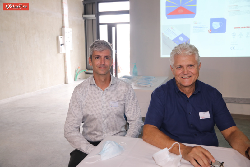 Loïs d'Abbadie, directeur logistique, et son père Gérard Loïs d'Abbadie, directeur logistique, et son père Gérard