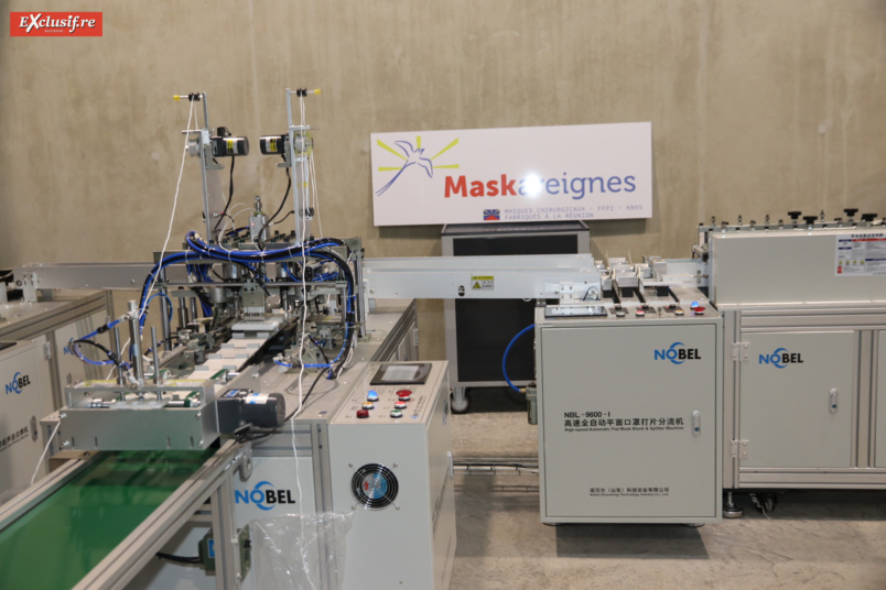 Maskareignes, première usine de fabrication de masques chirurgicaux et FFP2 à La Réunion Maskareignes, première usine de fabrication de masques chirurgicaux et FFP2 à La Réunion