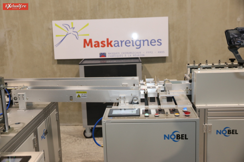 Maskareignes, première usine de fabrication de masques chirurgicaux et FFP2 à La Réunion Maskareignes, première usine de fabrication de masques chirurgicaux et FFP2 à La Réunion