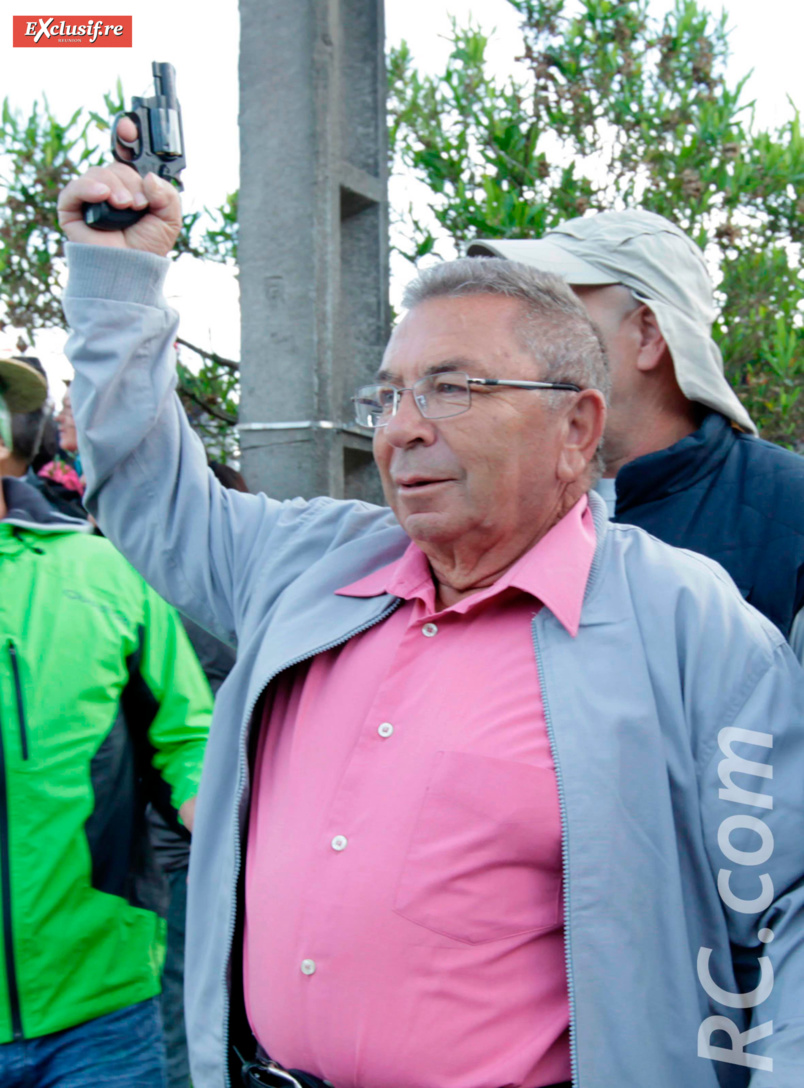 Jacques Picard avait donné le départ du Trail du Volcan 2015 en tant que parrain de la manifestation