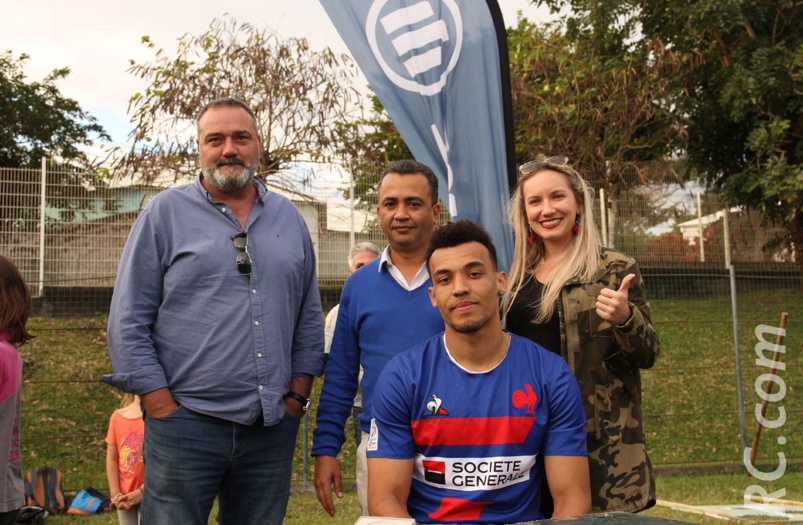 Equipe de France de Rugby à 7: Jordan Sepho a reçu la médaille de la Ville de l'Etang-Salé