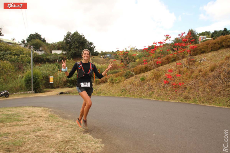 Amadine Dumas, 2ème féminine sur les 43 km