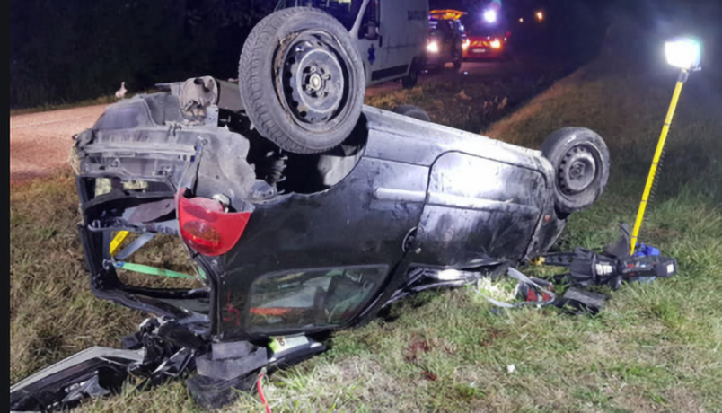 Voulez-vous mourir dans une carcasse de voiture?... Voulez-vous mourir dans une carcasse de voiture?...