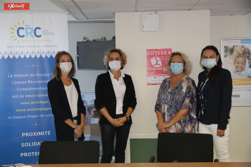 Nathalie Ho-Pun-Cheung, Nathalie Bourcier, Fabienne Couapel et Viviane Ben Hamida