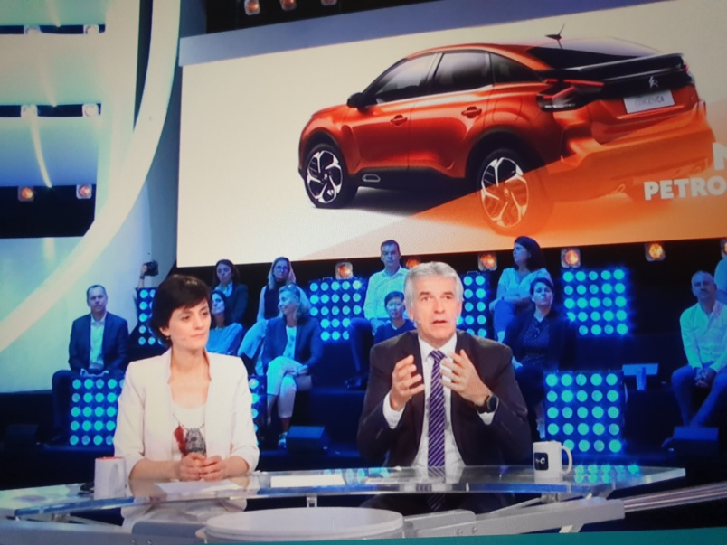 Lors de la visio-conférence de presse mondiale... Lors de la visio-conférence de presse mondiale...