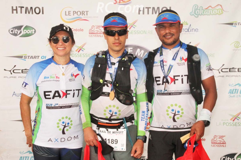 Annie Amacouty, Roger Prugnières et Armand Sautron Annie Amacouty, Roger Prugnières et Armand Sautron