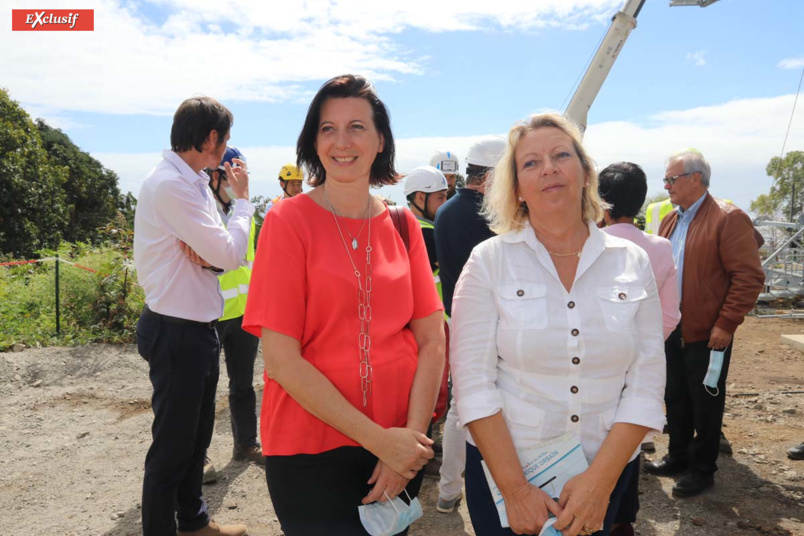 Téléphérique à Saint-Denis: premier pylône posé, les travaux avancent Téléphérique à Saint-Denis: premier pylône posé, les travaux avancent