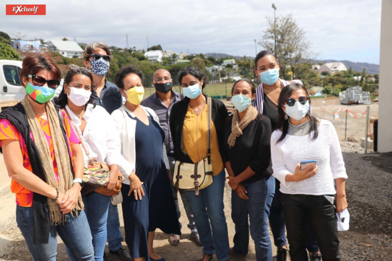 Téléphérique à Saint-Denis: premier pylône posé, les travaux avancent Téléphérique à Saint-Denis: premier pylône posé, les travaux avancent