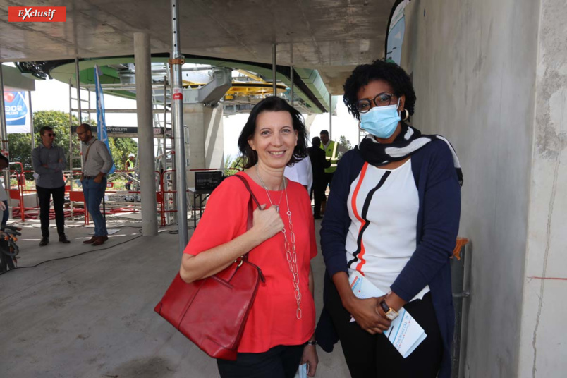 Téléphérique à Saint-Denis: premier pylône posé, les travaux avancent Téléphérique à Saint-Denis: premier pylône posé, les travaux avancent